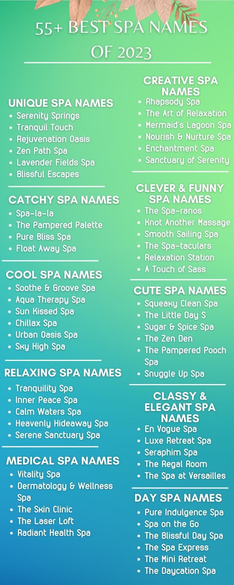 400+ Classy Nail Salon Names for Your Business | Nail salon names, Hair salon  names, Salon names