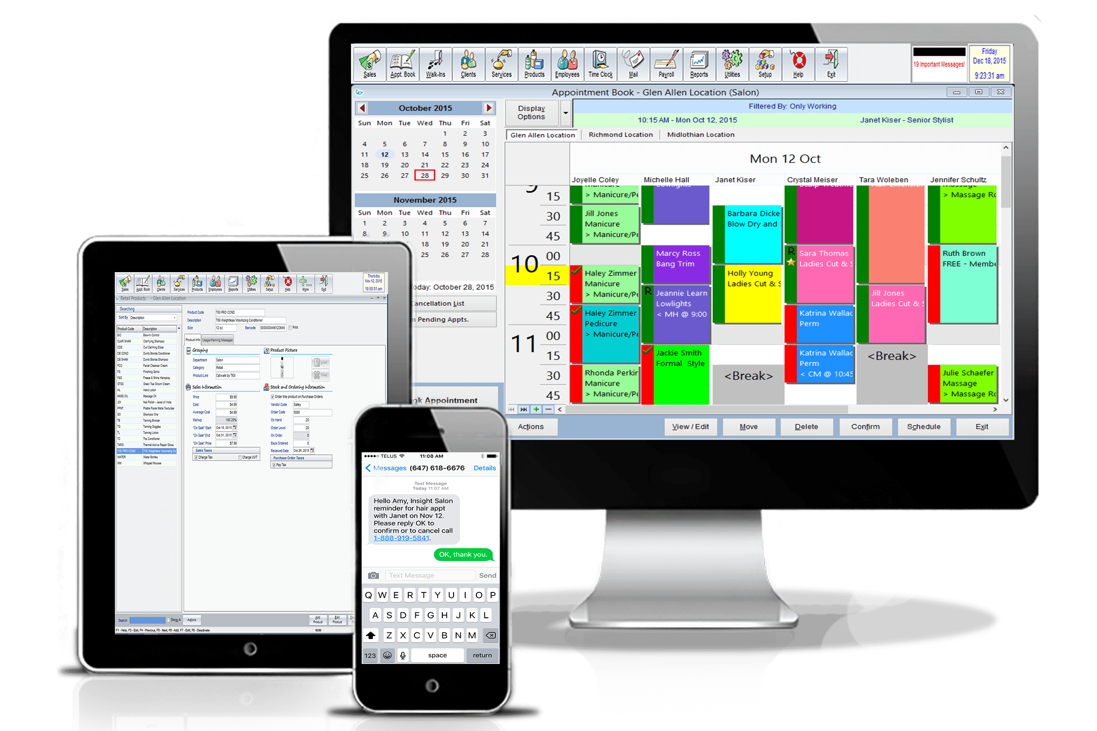 online booking appointment book salon management software